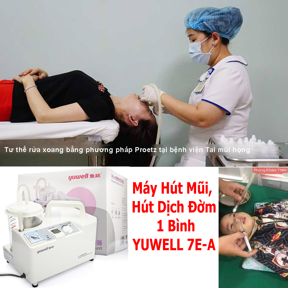 Máy Hút Dịch 1 Bình Yuwell 7E-A/B