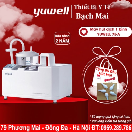 Máy Hút Dịch 1 Bình Yuwell 7E-A/B Máy Hút Dịch 1 Bình Yuwell 7E-A/B