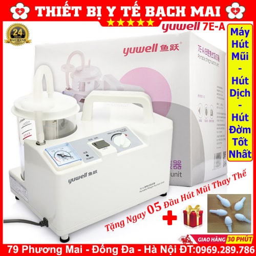 Máy Hút Dịch 1 Bình Yuwell 7E-A/B