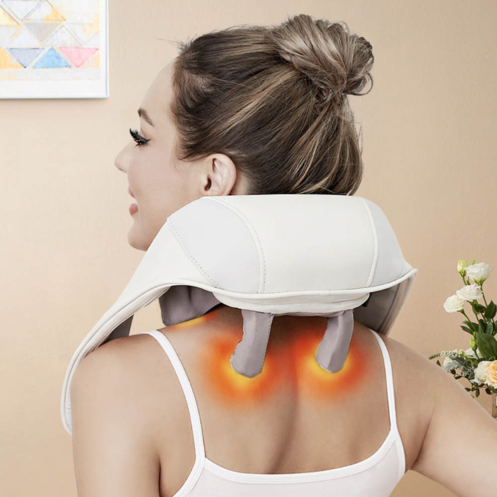 Đai Massage Cổ vai Gáy 5D - Máy Mát Xa Giúp Giảm Đau Mỏi Toàn Thân Tự Động, Thư Giãn, Lưu Thông Khí Huyết Đai Massage Cổ vai Gáy 5D - Máy Mát Xa Giúp Giảm Đau Mỏi Toàn Thân Tự Động, Thư Giãn, Lưu Thông Khí Huyết