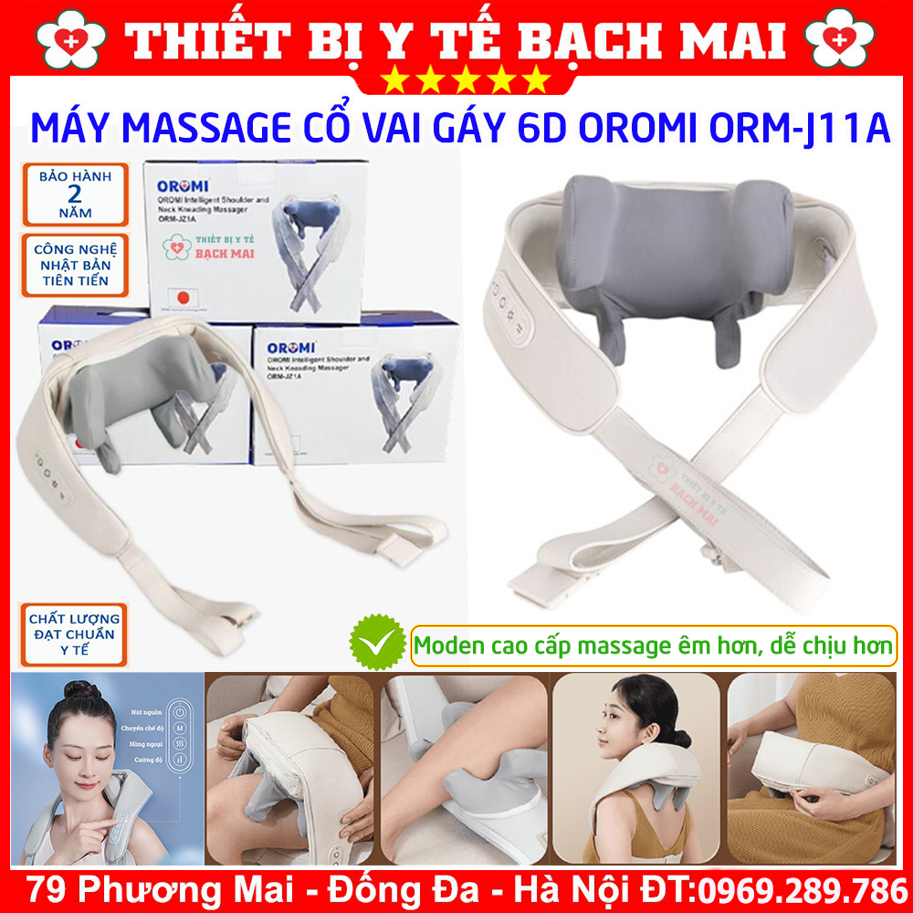 Máy Massage Cổ Vai Gáy OROMI ORM-JZ1A Cao Cấp Máy Massage Cổ Vai Gáy OROMI ORM-JZ1A Cao Cấp