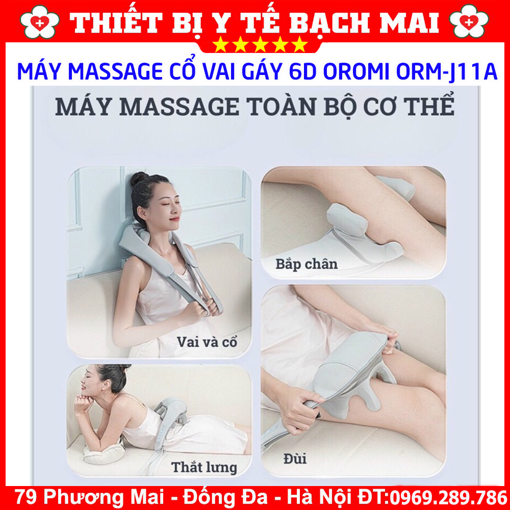 Máy Massage Cổ Vai Gáy OROMI ORM-JZ1A Cao Cấp Máy Massage Cổ Vai Gáy OROMI ORM-JZ1A Cao Cấp