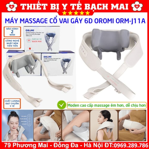 Máy Massage Cổ Vai Gáy OROMI ORM-JZ1A Cao Cấp Máy Massage Cổ Vai Gáy OROMI ORM-JZ1A Cao Cấp