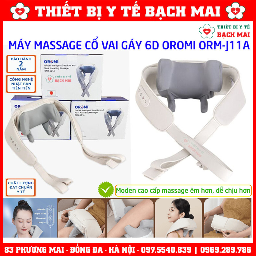 Máy Massage Cổ Vai Gáy OROMI ORM-JZ1A Cao Cấp
