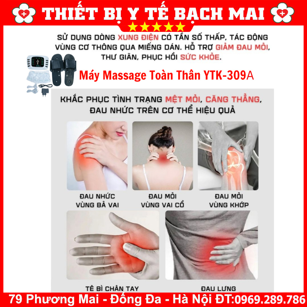 Máy Massage Điện Xung Trị Liệu YTK-309B - 8 Chế Độ Mát Xa, 15 Cường Độ Máy Massage Điện Xung Trị Liệu YTK-309B - 8 Chế Độ Mát Xa, 15 Cường Độ