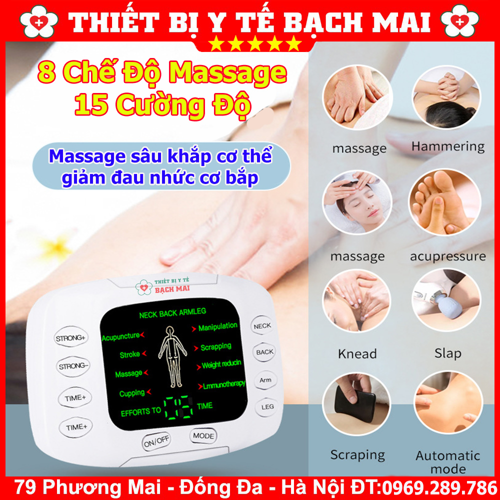 Máy Massage Điện Xung Trị Liệu YTK-309B - 8 Chế Độ Mát Xa, 15 Cường Độ Máy Massage Điện Xung Trị Liệu YTK-309B - 8 Chế Độ Mát Xa, 15 Cường Độ