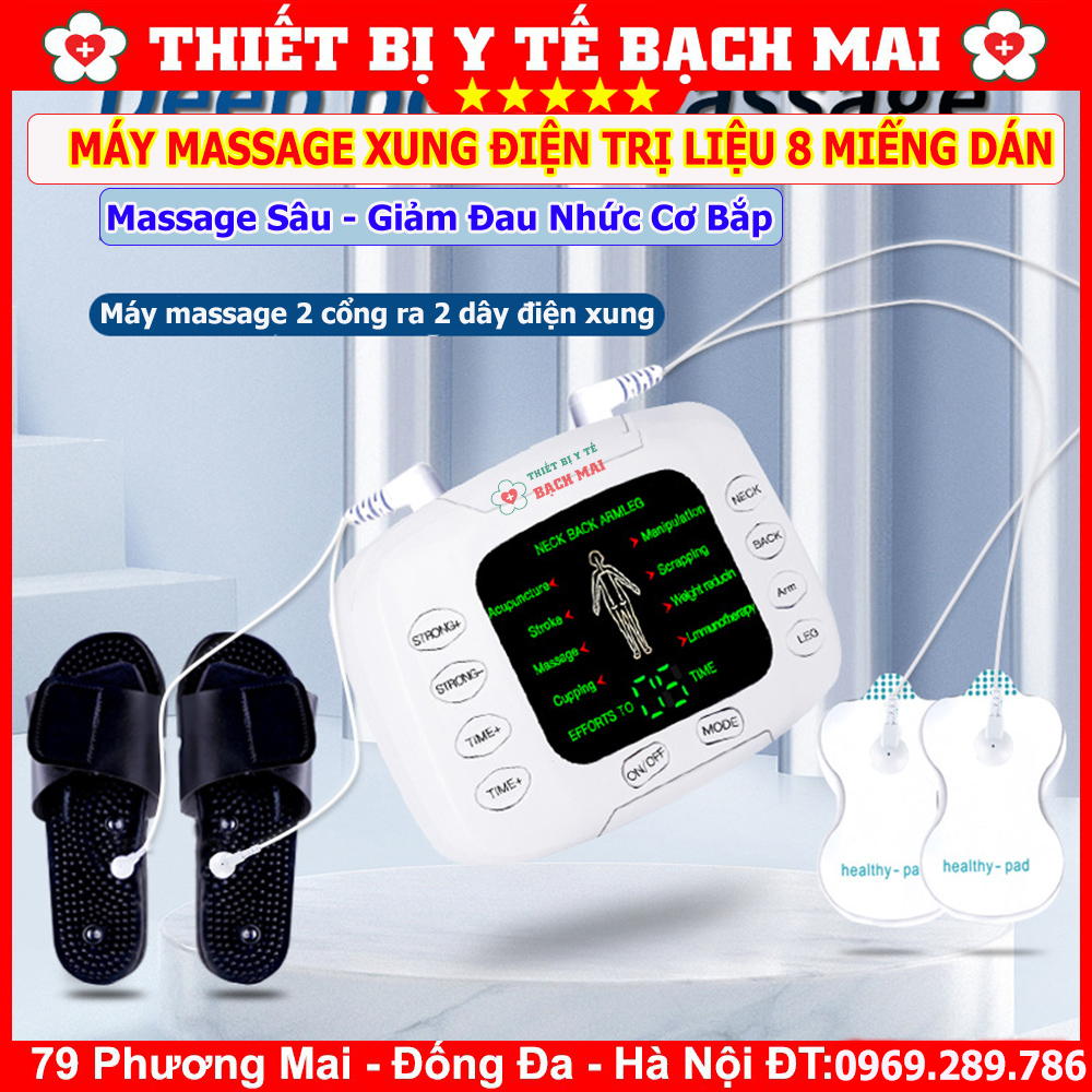 Máy Massage Điện Xung Trị Liệu YTK-309B - 8 Chế Độ Mát Xa, 15 Cường Độ Máy Massage Điện Xung Trị Liệu YTK-309B - 8 Chế Độ Mát Xa, 15 Cường Độ