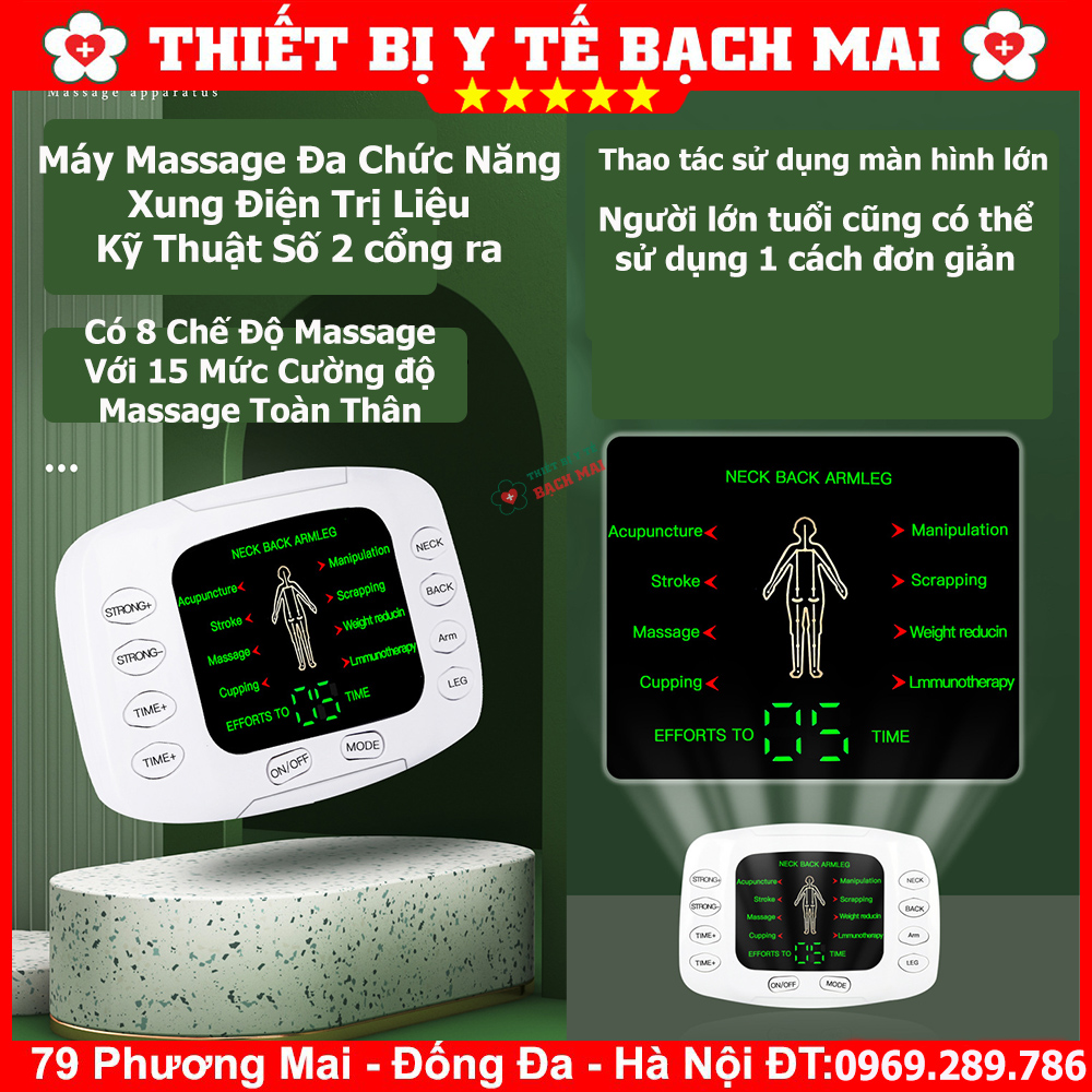 Máy Massage Điện Xung Trị Liệu YTK-309B - 8 Chế Độ Mát Xa, 15 Cường Độ Máy Massage Điện Xung Trị Liệu YTK-309B - 8 Chế Độ Mát Xa, 15 Cường Độ