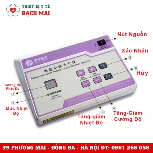 Máy Điện Xung Trung Tần XYZP-IB Máy Điện Xung Trung Tần XYZP-IB