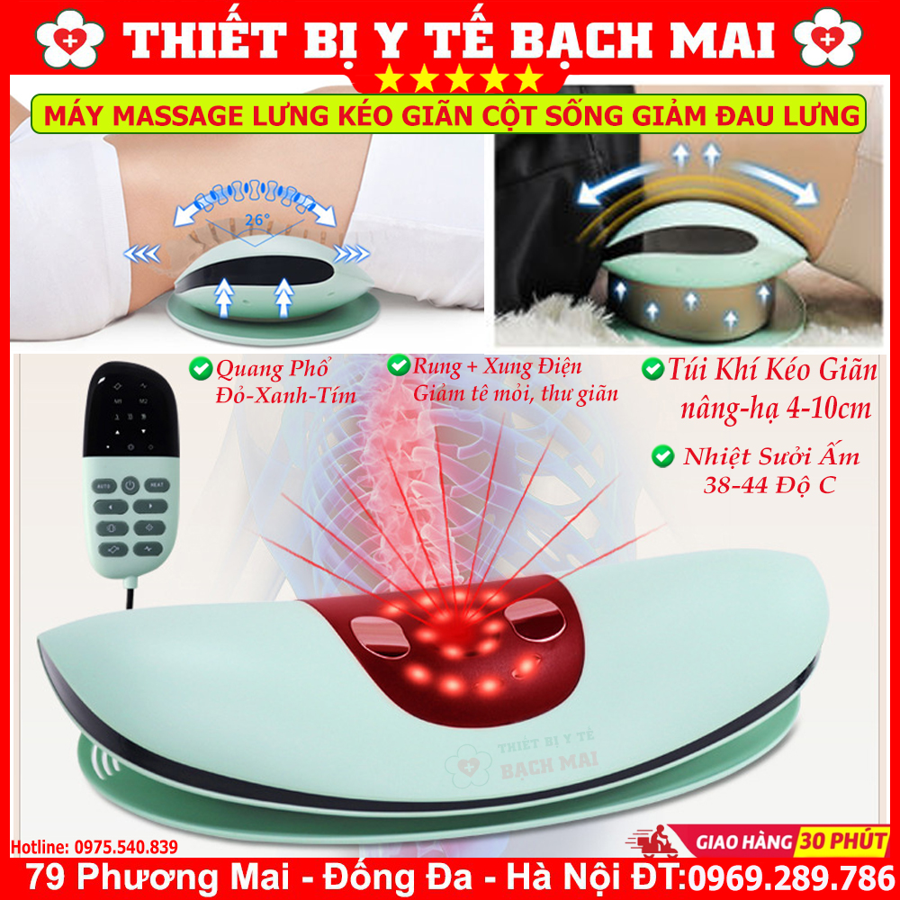 Máy Massage Lưng Kéo Giãn Cột Sống Lumbar Massager ST-1202C Máy Massage Lưng Kéo Giãn Cột Sống Lumbar Massager ST-1202C