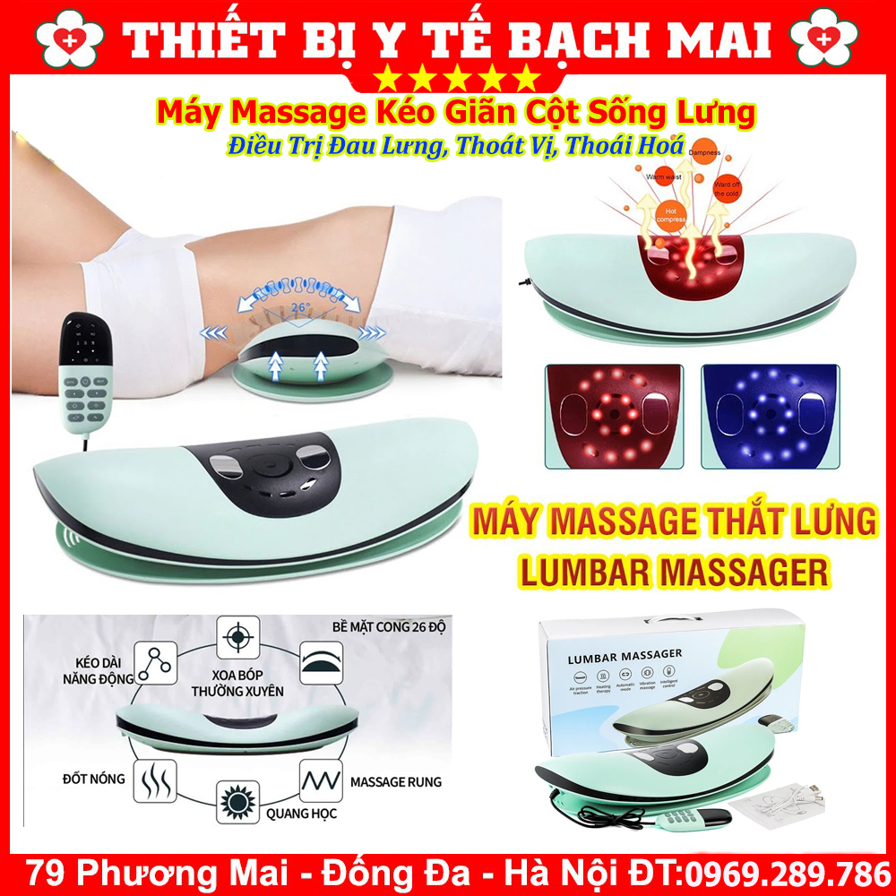 Máy Massage Lưng Kéo Giãn Cột Sống Lumbar Massager ST-1202C