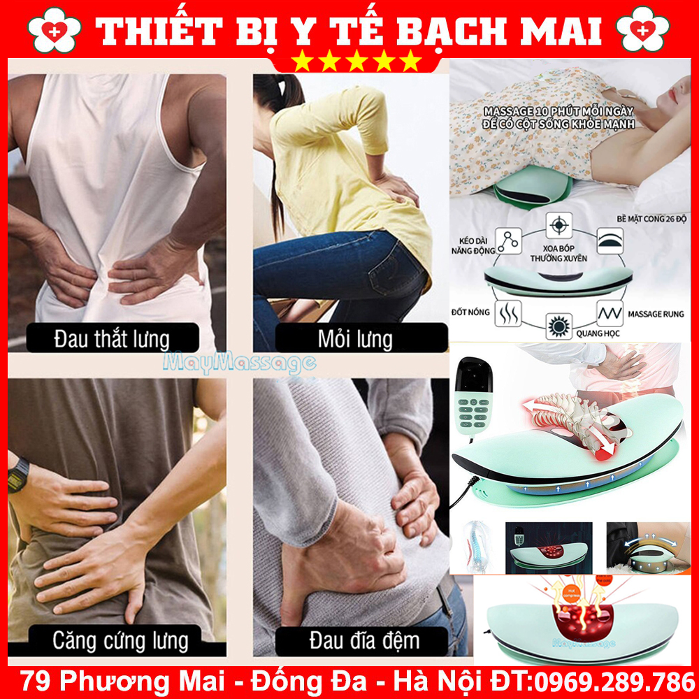 Máy Massage Lưng Kéo Giãn Cột Sống Lumbar Massager ST-1202C Máy Massage Lưng Kéo Giãn Cột Sống Lumbar Massager ST-1202C