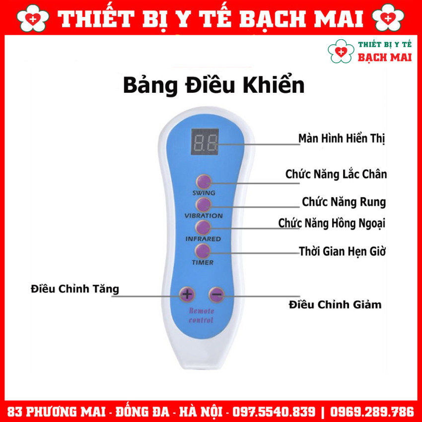 Máy Rung Lắc Chân Massage Tuần Hoàn Khí Huyết Các Chi MACHINE