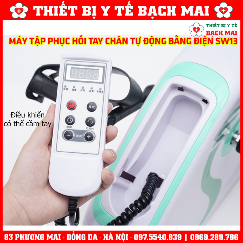 Máy Tập Chân Tay Tự Động Cho Người Tai Biến, Liệt, Yếu - Xe Đạp Điện Phục Hồi Chức Năng