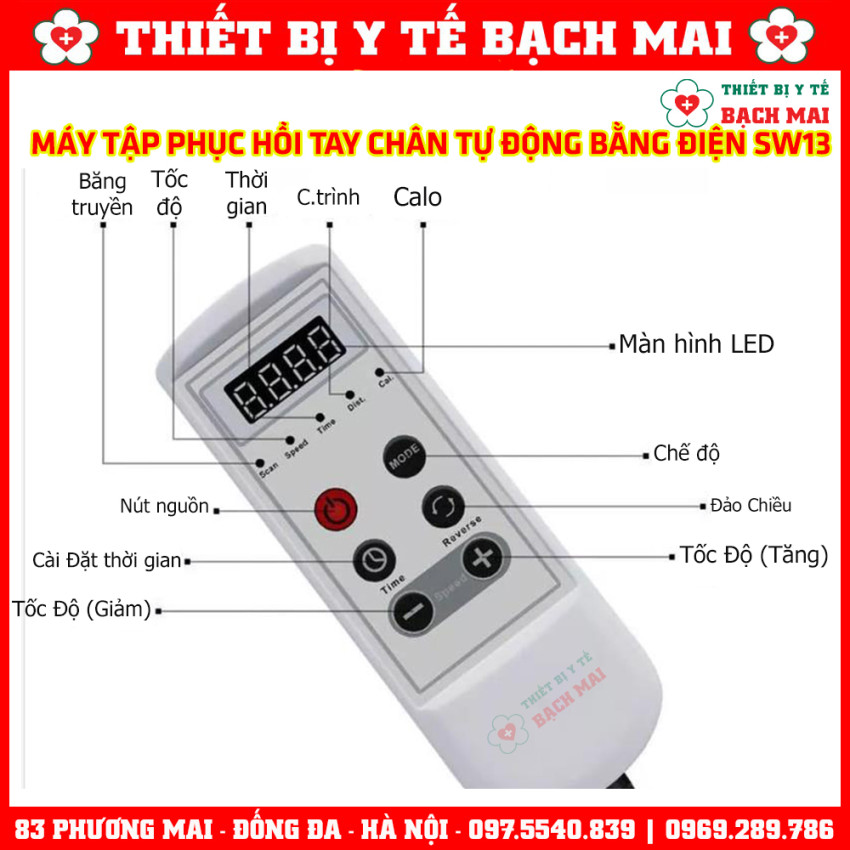 Máy Tập Chân Tay Tự Động Cho Người Tai Biến, Liệt, Yếu - Xe Đạp Điện Phục Hồi Chức Năng