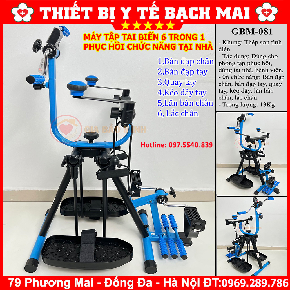 Máy Tập Tai Biến Phục Hồi Chức Năng 6 Trong 1 GBM-081 - Dụng Cụ Tập Phục Hồi Tay Chân Đa Năng Máy Tập Tai Biến Phục Hồi Chức Năng 6 Trong 1 GBM-081 - Dụng Cụ Tập Phục Hồi Tay Chân Đa Năng