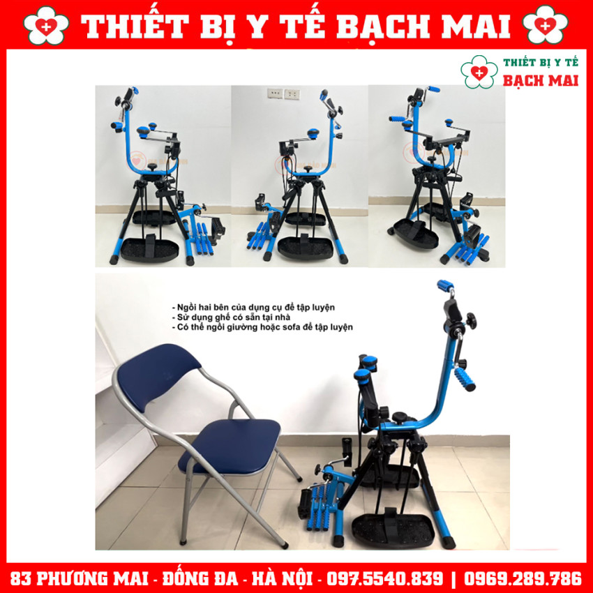 Máy Tập Tai Biến Phục Hồi Chức Năng 6 Trong 1 GBM-081 - Dụng Cụ Tập Phục Hồi Tay Chân Đa Năng