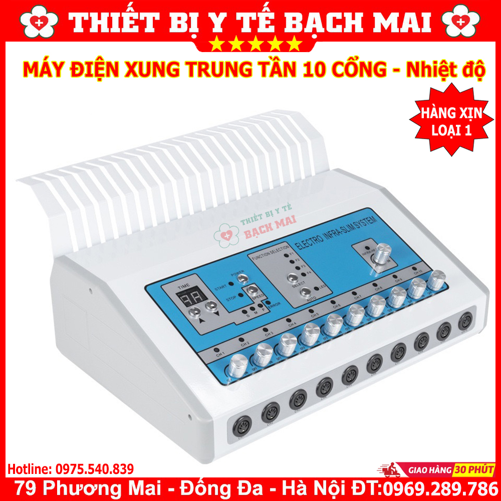 Máy Trung Tần 10 Đầu Ra - Máy Điện Xung 10 Cổng Ra Độc Lập Máy Trung Tần 10 Đầu Ra - Máy Điện Xung 10 Cổng Ra Độc Lập