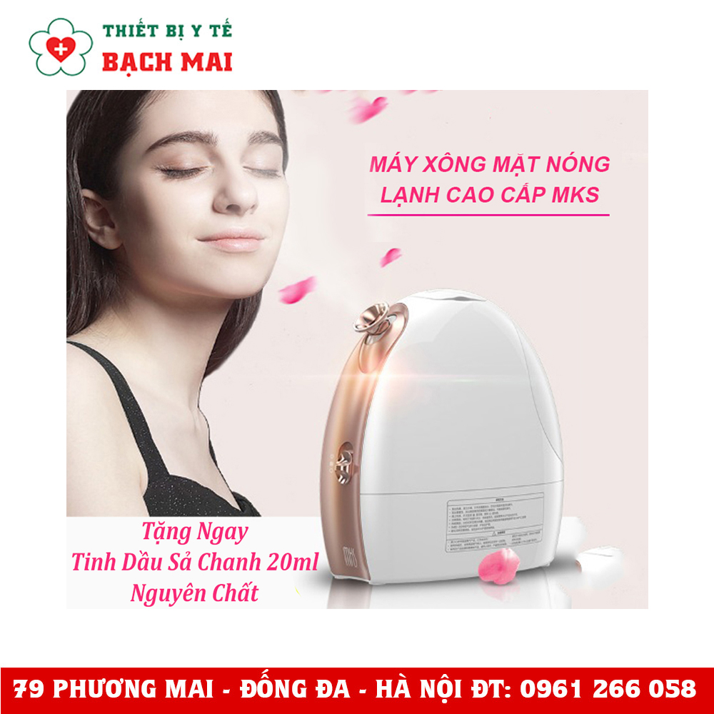 Máy Xông Hơi Mặt Nóng Lạnh Cao Cấp MKS Xông Mặt Thảo Dược, Tinh Dầu NV-8388 Máy Xông Hơi Mặt Nóng Lạnh Cao Cấp MKS Xông Mặt Thảo Dược, Tinh Dầu NV-8388