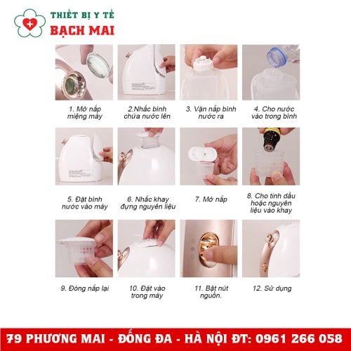 Máy Xông Hơi Mặt Nóng Lạnh Cao Cấp MKS Xông Mặt Thảo Dược, Tinh Dầu NV-8388 Máy Xông Hơi Mặt Nóng Lạnh Cao Cấp MKS Xông Mặt Thảo Dược, Tinh Dầu NV-8388
