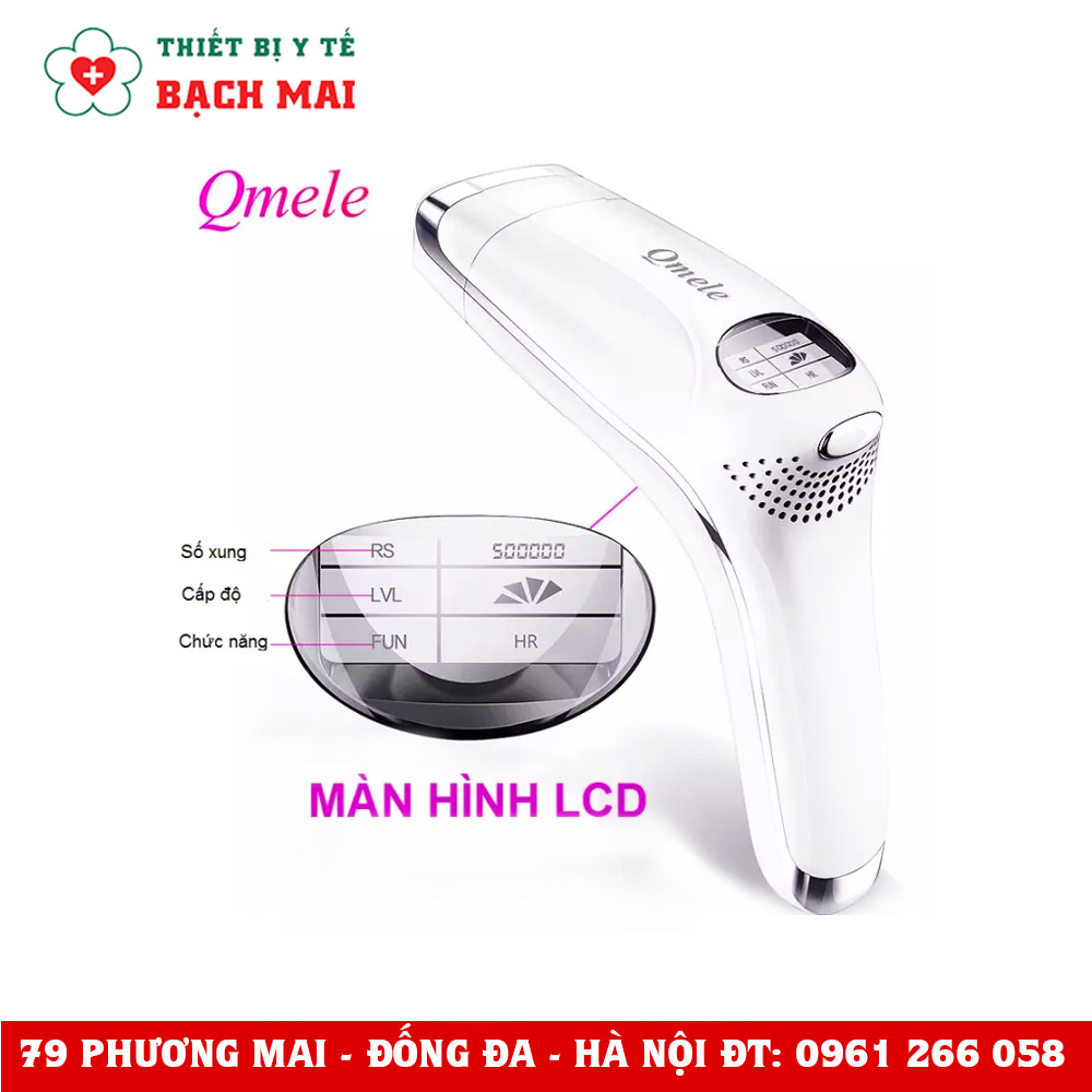 Máy Triệt Lông Mini QMELE IPL 500.000 Xung Máy Triệt Lông Mini QMELE IPL 500.000 Xung