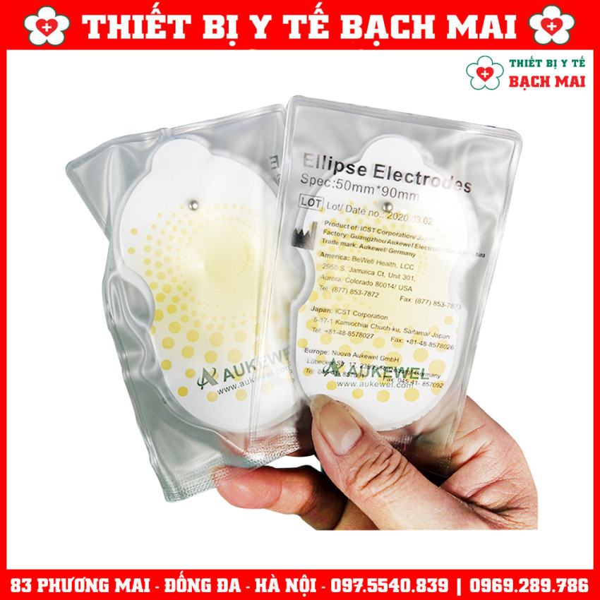 Miếng Dán Điện Xung AUKEWEL Vàng, Cao Cấp