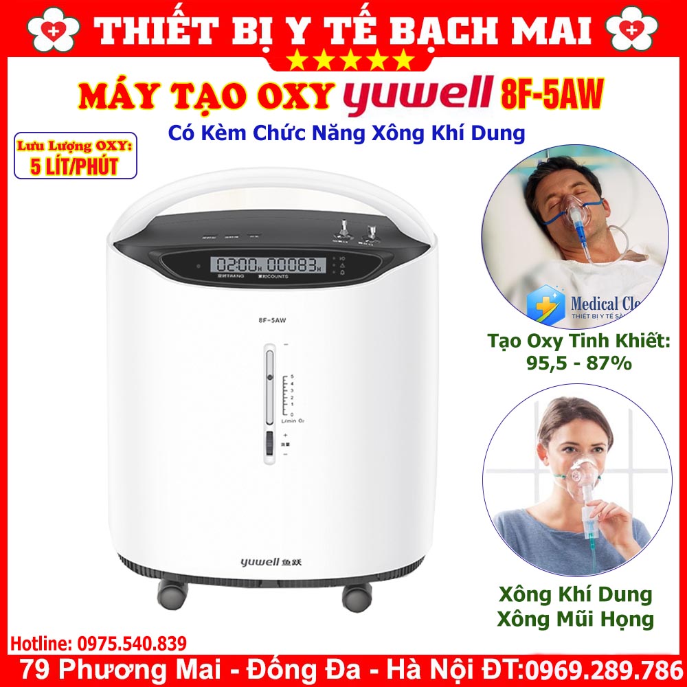 Máy Tạo Oxy YUWELL 8F-5AW 5 Lít/Phút Máy Tạo Oxy YUWELL 8F-5AW 5 Lít/Phút