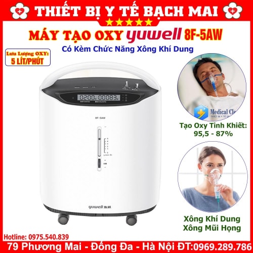 Máy Tạo Oxy YUWELL 8F-5AW 5 Lít/Phút Máy Tạo Oxy YUWELL 8F-5AW 5 Lít/Phút