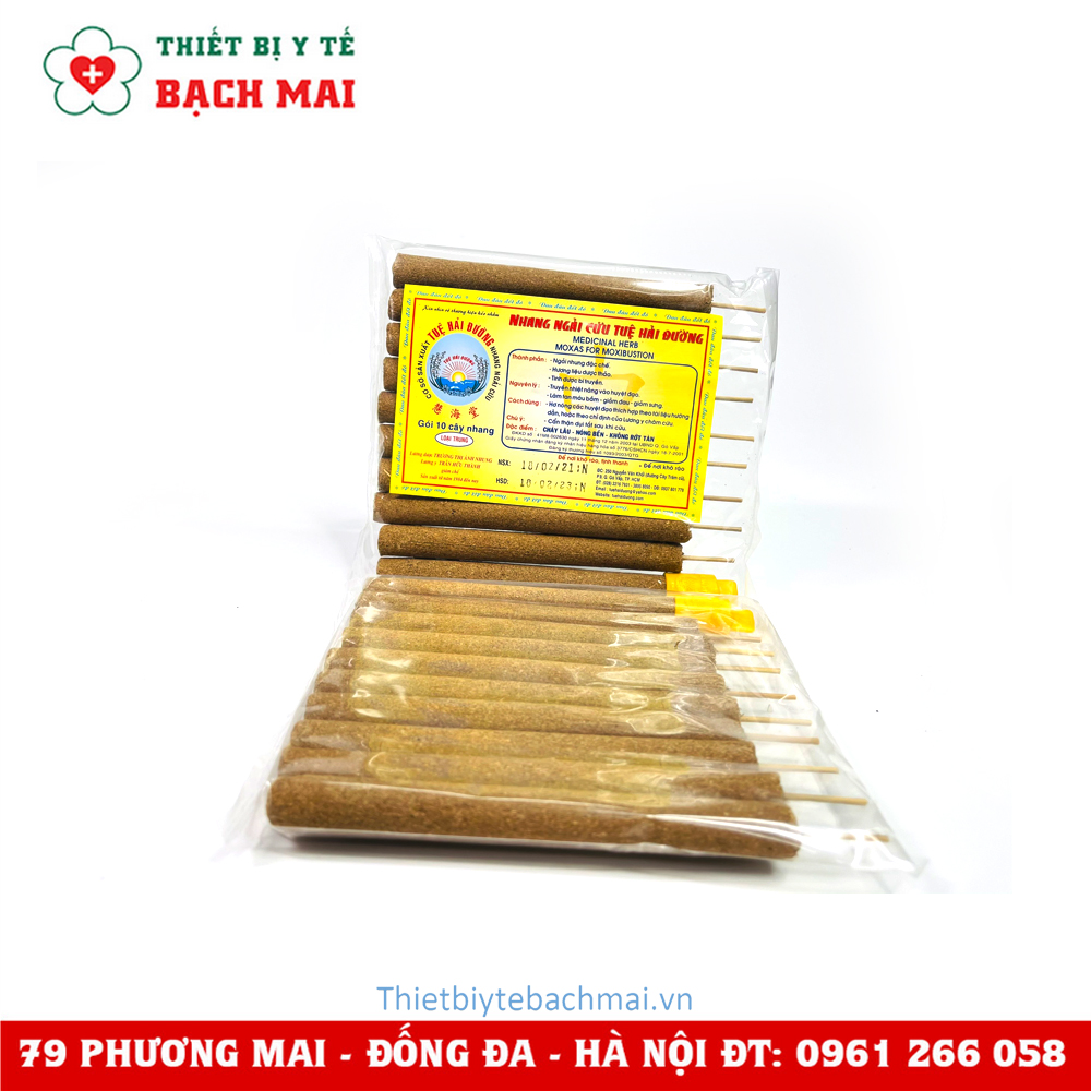 Nhang Ngải Cứu Tuệ Hải Đường, Hơ Các Huyệt Đạo, Giảm Đau, Sưng (10 Cây) Nhang Ngải Cứu Tuệ Hải Đường, Hơ Các Huyệt Đạo, Giảm Đau, Sưng (10 Cây)