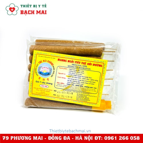 Nhang Ngải Cứu Tuệ Hải Đường, Hơ Các Huyệt Đạo, Giảm Đau, Sưng (7 Cây) Nhang Ngải Cứu Tuệ Hải Đường, Hơ Các Huyệt Đạo, Giảm Đau, Sưng (7 Cây)