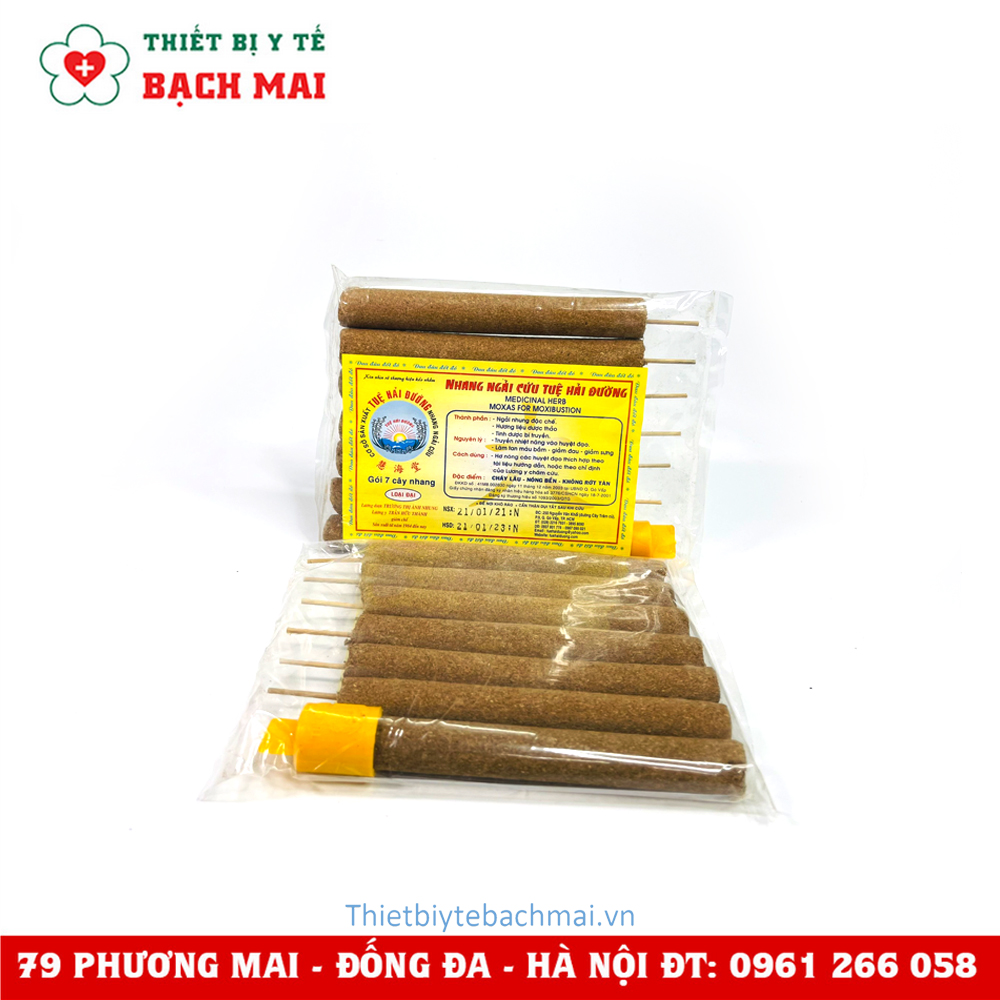 Nhang Ngải Cứu Tuệ Hải Đường, Hơ Các Huyệt Đạo, Giảm Đau, Sưng (10 Cây) Nhang Ngải Cứu Tuệ Hải Đường, Hơ Các Huyệt Đạo, Giảm Đau, Sưng (10 Cây)
