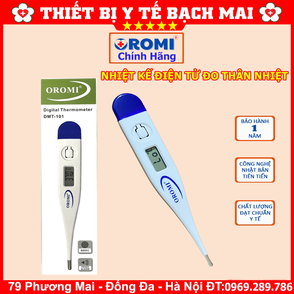Nhiệt Kế Điện Tử Kỹ Thuật Số OROMI DMT-101 Nhiệt Kế Điện Tử Kỹ Thuật Số OROMI DMT-101