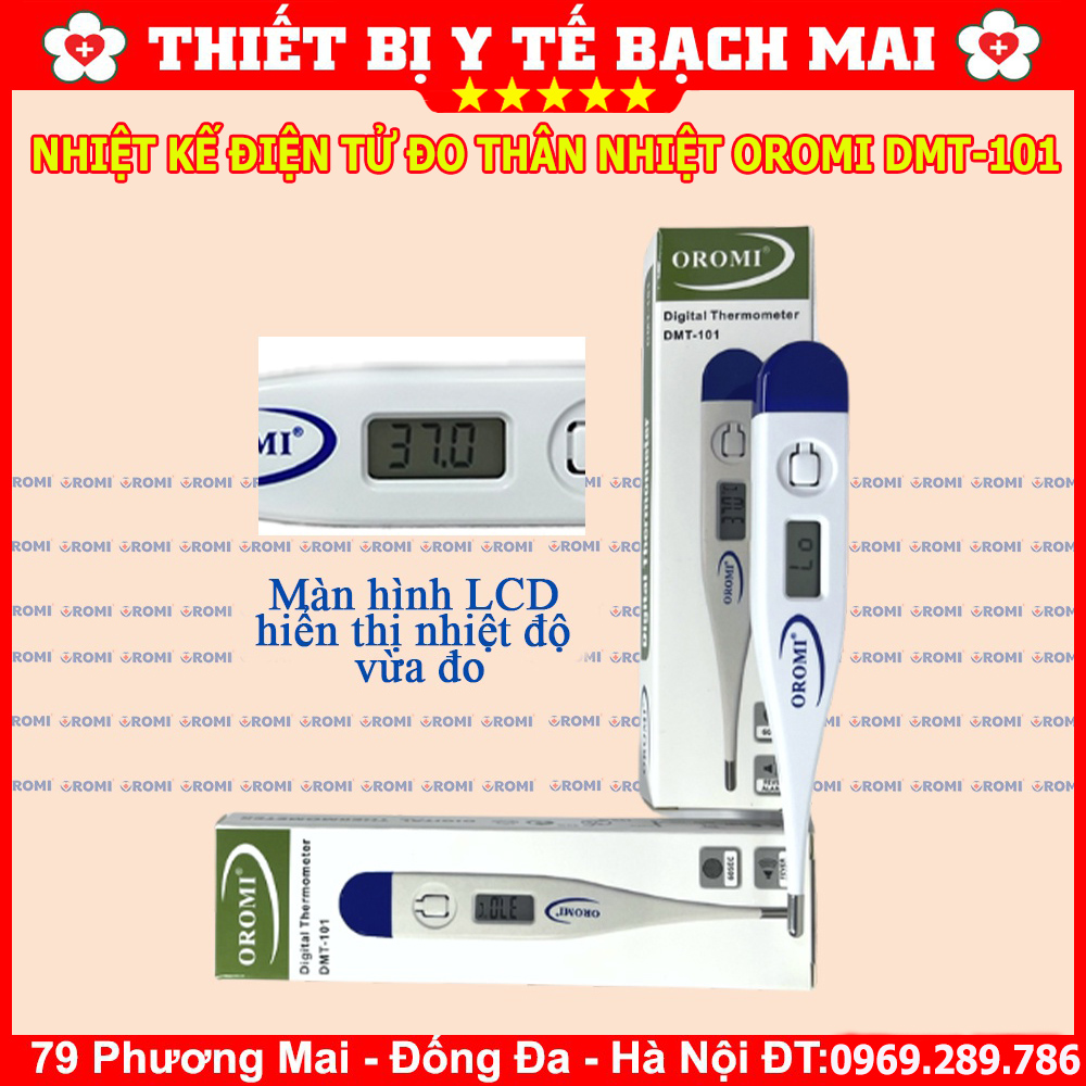 Nhiệt Kế Điện Tử Kỹ Thuật Số OROMI DMT-101 Nhiệt Kế Điện Tử Kỹ Thuật Số OROMI DMT-101