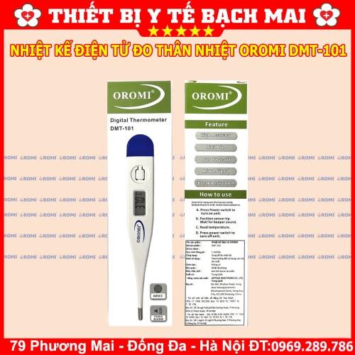 Nhiệt Kế Điện Tử Kỹ Thuật Số OROMI DMT-101 Nhiệt Kế Điện Tử Kỹ Thuật Số OROMI DMT-101