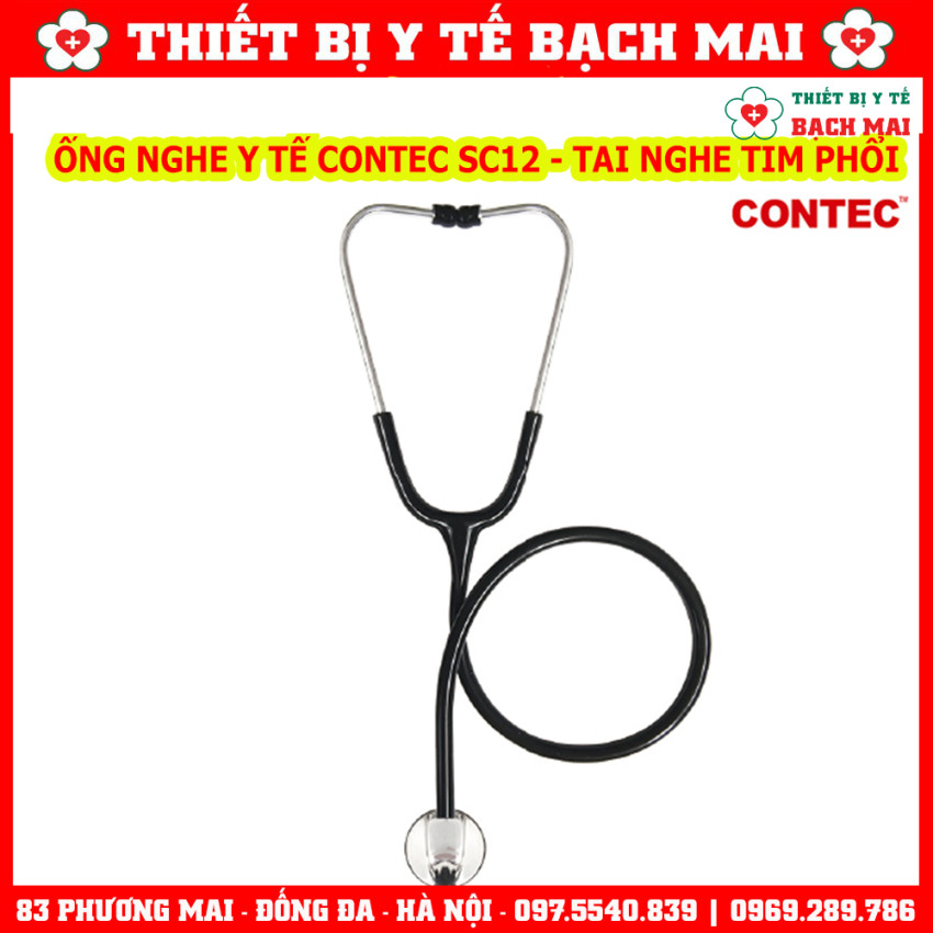 Ống Nghe Y Tế CONTEC SC12 - Tai Nghe Tim Phổi OROMI Ống Nghe Y Tế CONTEC SC12 - Tai Nghe Tim Phổi OROMI
