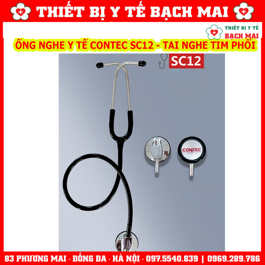 Ống Nghe Y Tế CONTEC SC12 - Tai Nghe Tim Phổi OROMI Ống Nghe Y Tế CONTEC SC12 - Tai Nghe Tim Phổi OROMI