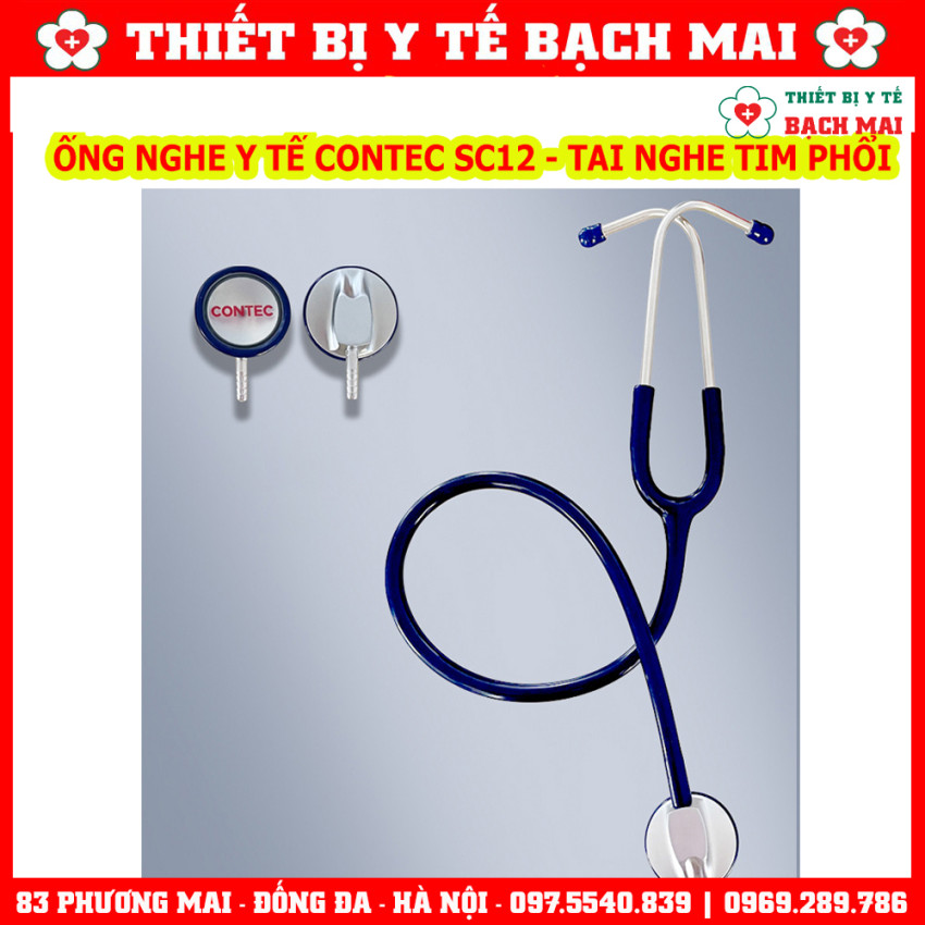 Ống Nghe Y Tế CONTEC SC12 - Tai Nghe Tim Phổi OROMI Ống Nghe Y Tế CONTEC SC12 - Tai Nghe Tim Phổi OROMI