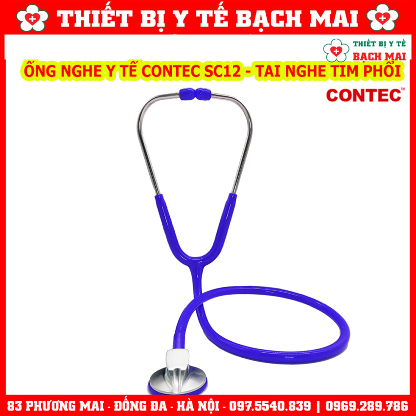 Ống Nghe Y Tế CONTEC SC12 - Tai Nghe Tim Phổi OROMI Ống Nghe Y Tế CONTEC SC12 - Tai Nghe Tim Phổi OROMI