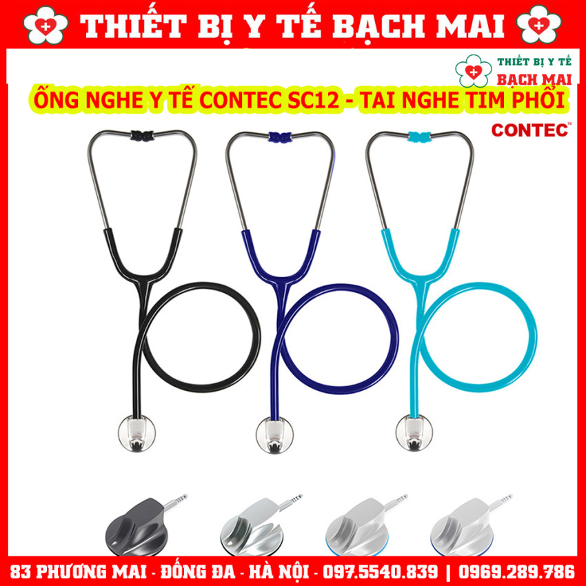 Ống Nghe Y Tế CONTEC SC12 - Tai Nghe Tim Phổi OROMI Ống Nghe Y Tế CONTEC SC12 - Tai Nghe Tim Phổi OROMI