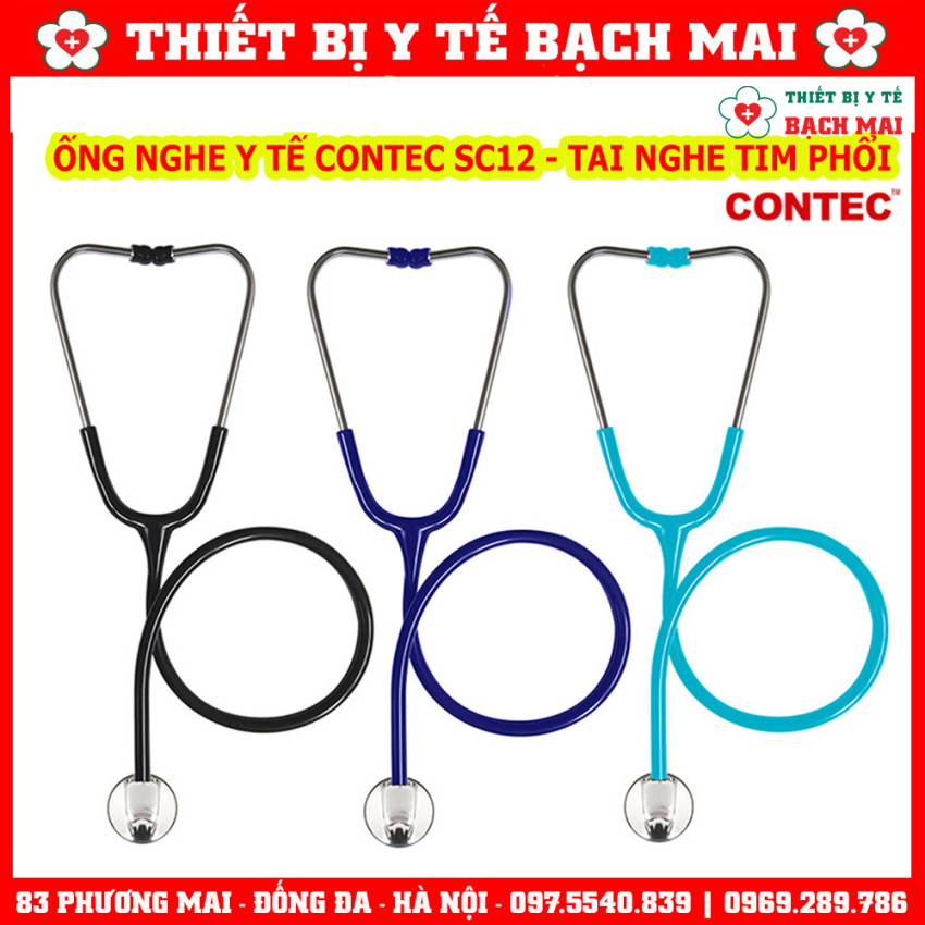 Ống Nghe Y Tế CONTEC SC12 - Tai Nghe Tim Phổi OROMI Ống Nghe Y Tế CONTEC SC12 - Tai Nghe Tim Phổi OROMI