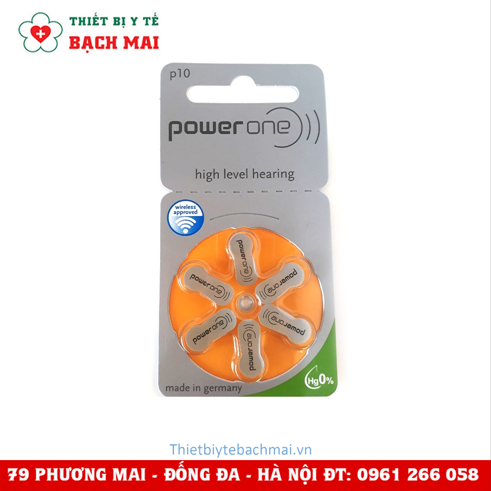 Pin Máy Trợ Thính POWER ONE P10 Pin Máy Trợ Thính POWER ONE P10