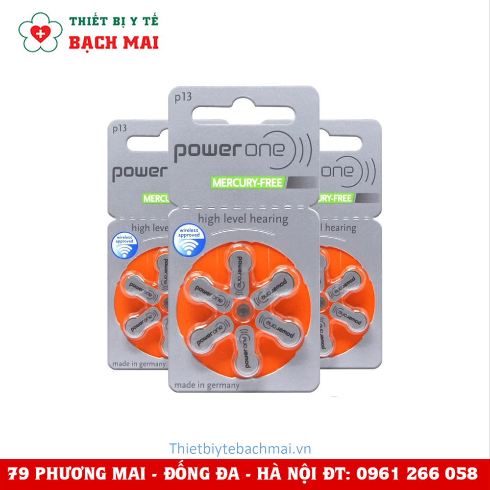 Pin Máy Trợ Thính POWER ONE P13 Pin Máy Trợ Thính POWER ONE P13