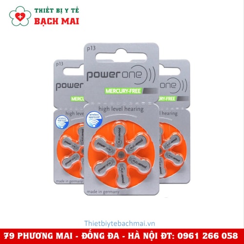 Pin Máy Trợ Thính POWER ONE P13 Pin Máy Trợ Thính POWER ONE P13