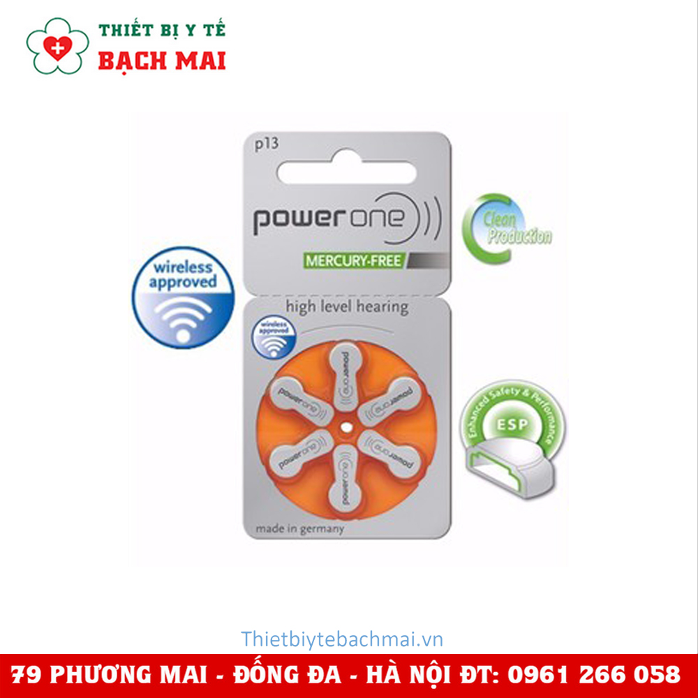 Pin Máy Trợ Thính POWER ONE P13 Pin Máy Trợ Thính POWER ONE P13