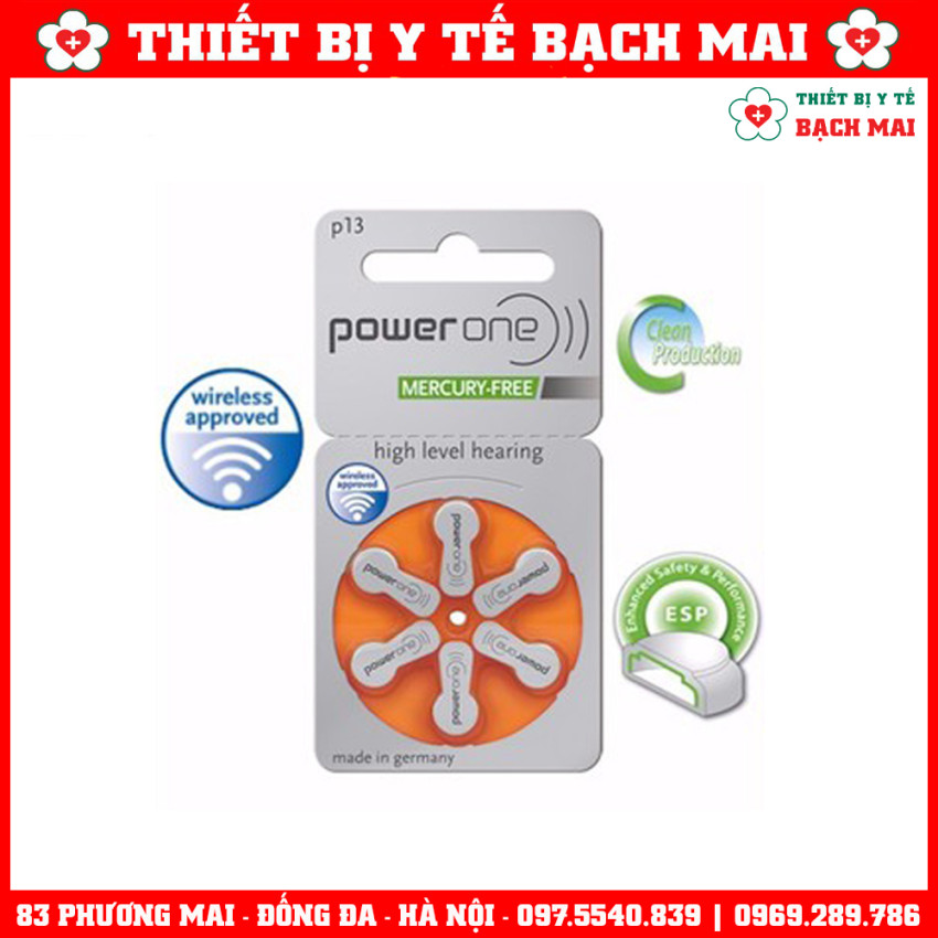 Pin Máy Trợ Thính POWER ONE P13