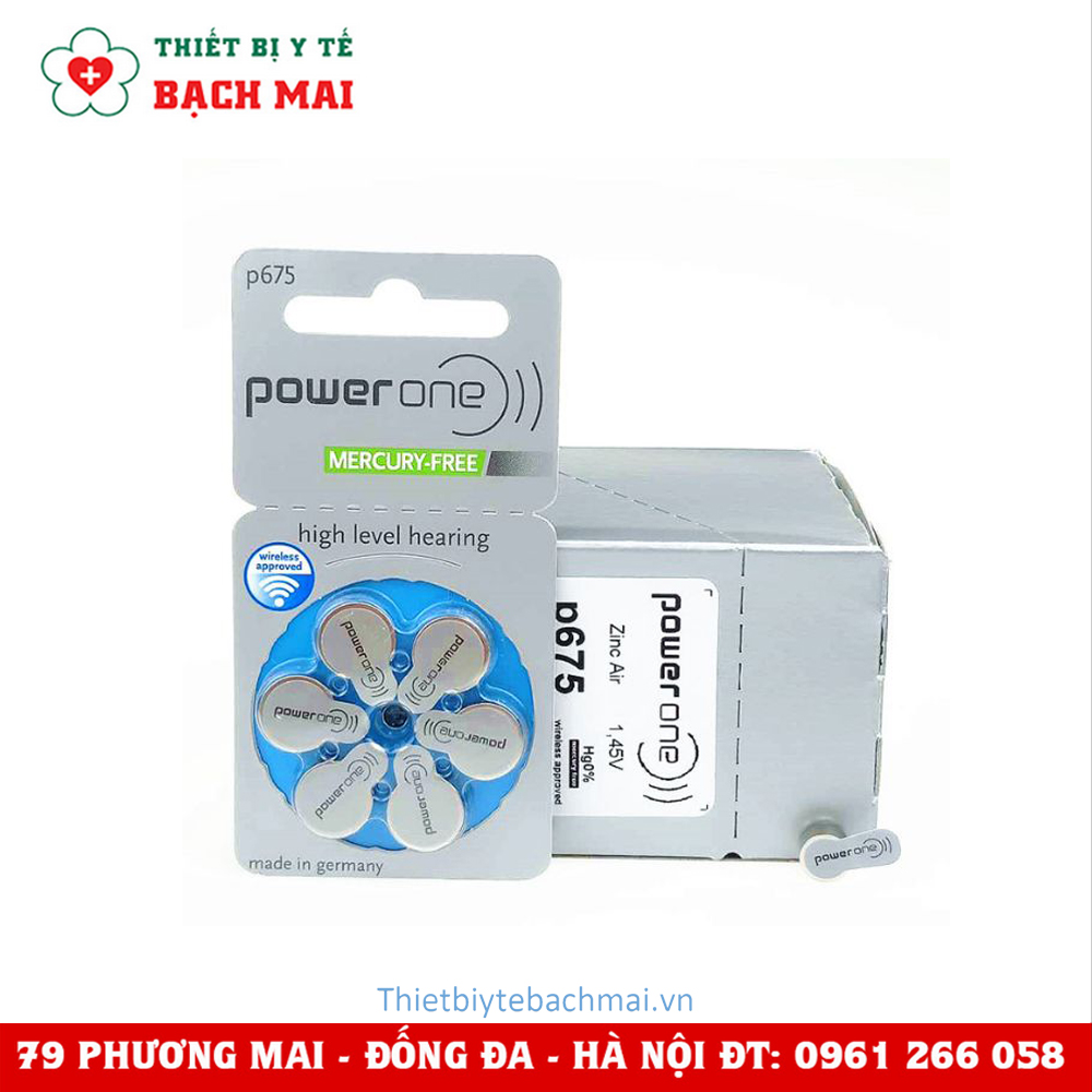 Pin Máy Trợ Thính POWER ONE P675 Pin Máy Trợ Thính POWER ONE P675