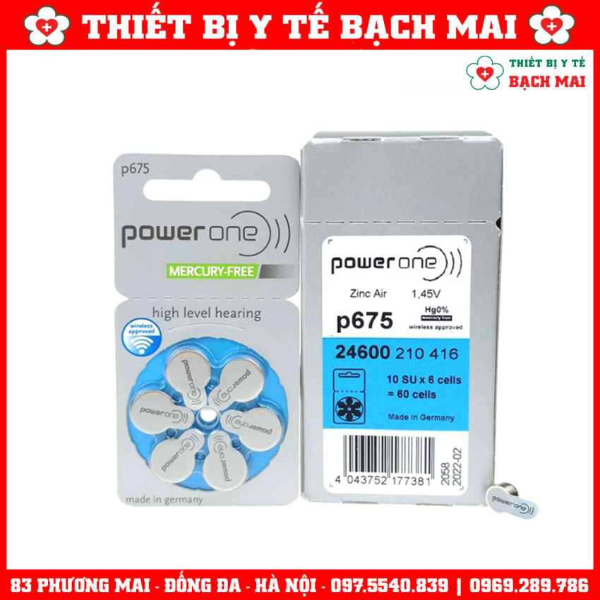 Pin Máy Trợ Thính POWER ONE P675