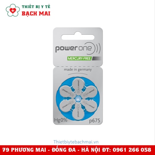 Pin Máy Trợ Thính POWER ONE P675 Pin Máy Trợ Thính POWER ONE P675