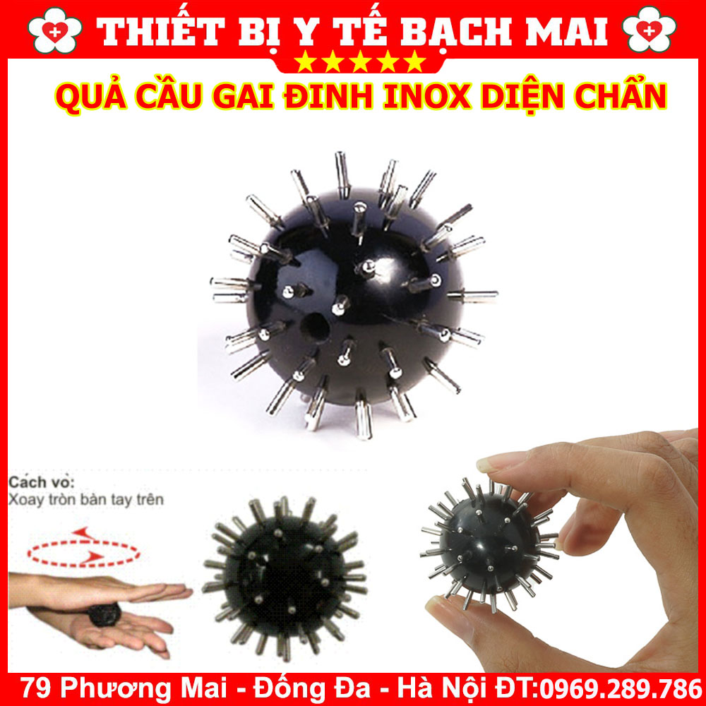 Quả Cầu Gai Đinh Inox Diện Chẩn Quả Cầu Gai Đinh Inox Diện Chẩn