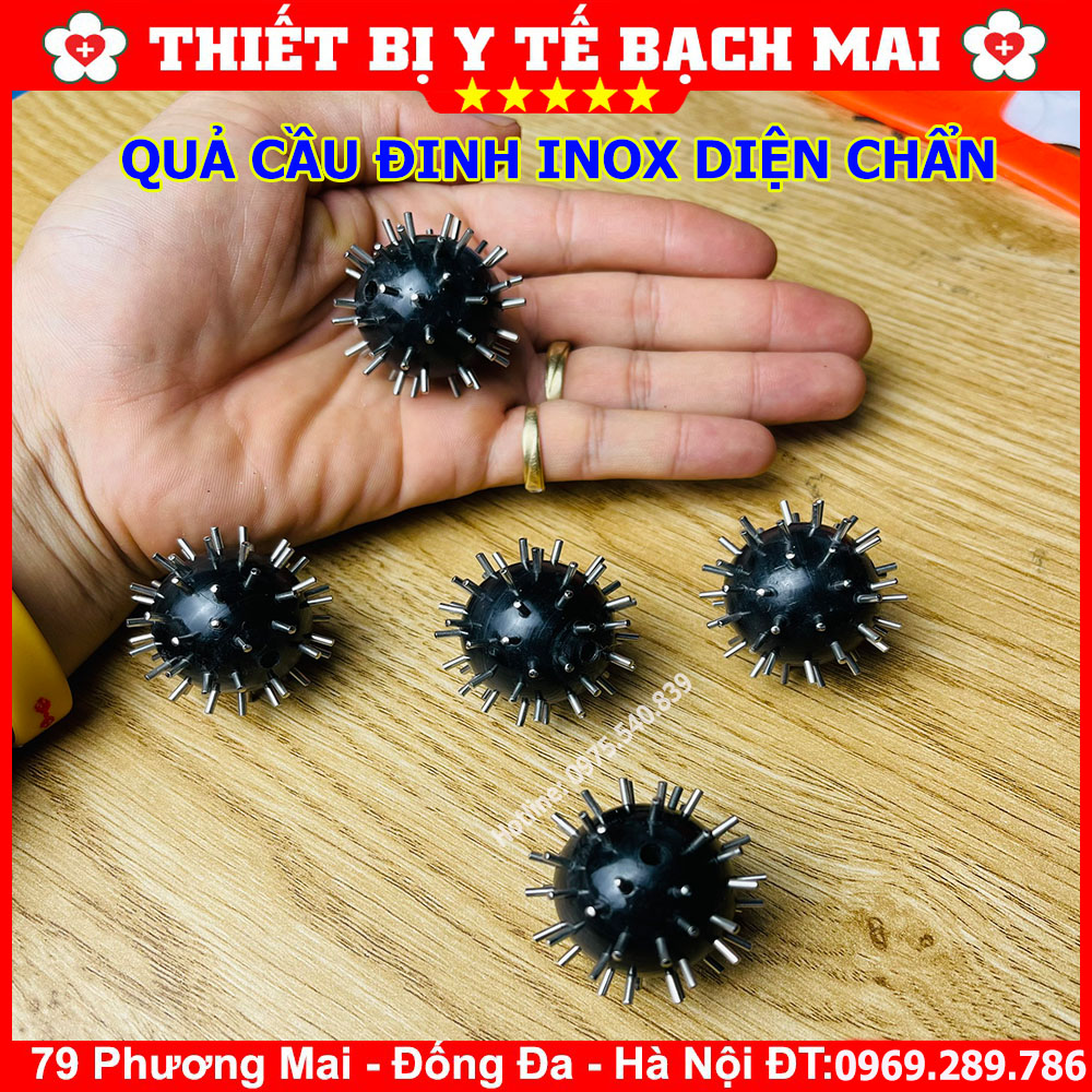 Quả Cầu Gai Đinh Inox Diện Chẩn Quả Cầu Gai Đinh Inox Diện Chẩn